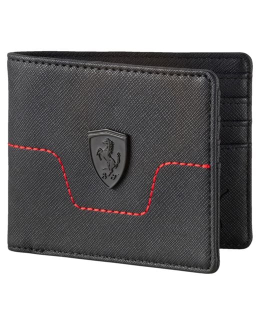 PUMA Ferrari Wallet in Black for Men Lyst